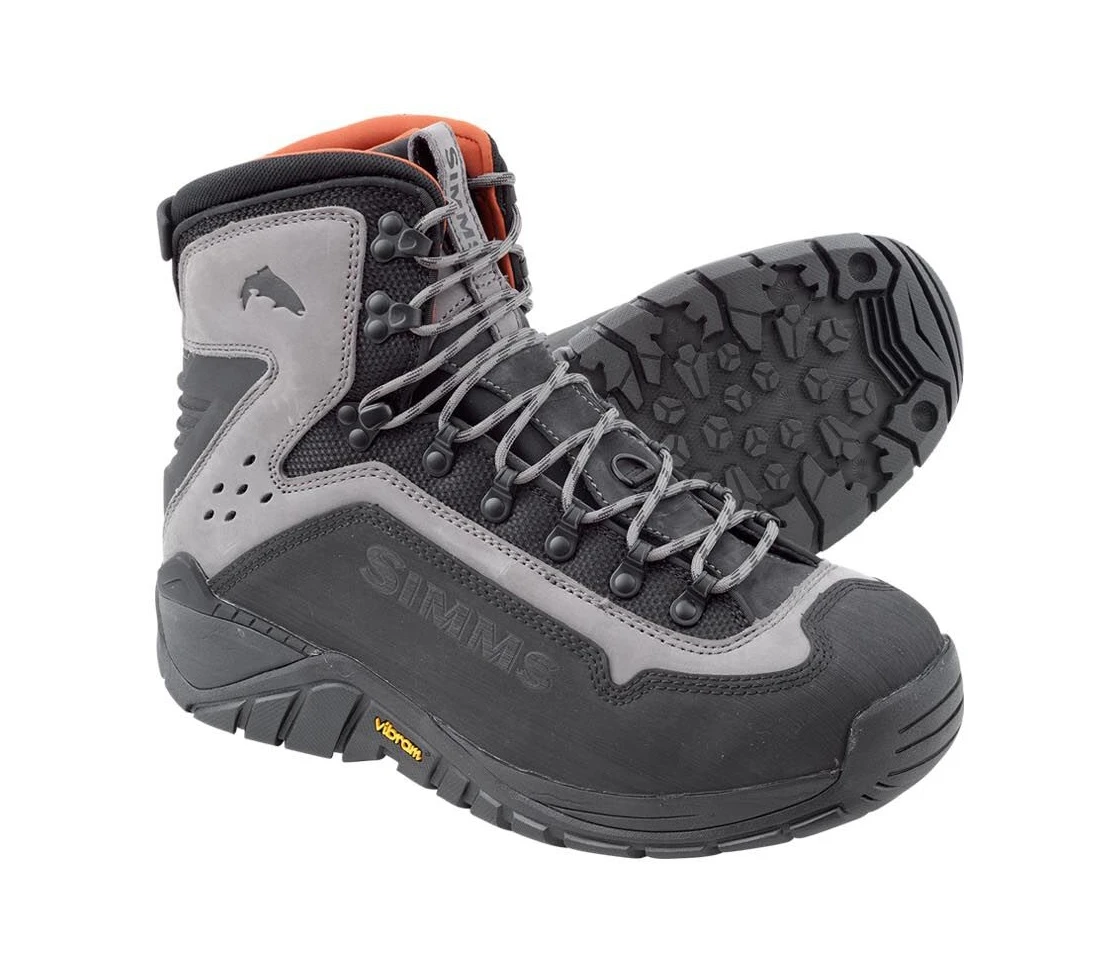 Wading Boots Simms G3 Guide Vibram Soles Steel Grey 1 Wading Boots Simms G3 Guide Vibram Soles Steel Grey