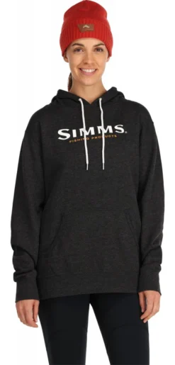 Women's Fishinhg Hoody Simms Logo Charcoal Heather -Simms Shop women s fishinhg hoody simms logo charcoal heather.2