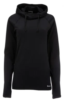 Women's Heavyweight Baselayer Hoody Simms Black