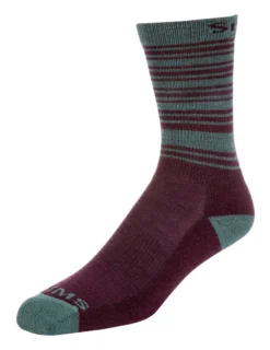 Women's Merino Lightweight Hiker Sock Simms Garnet